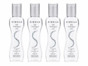 4x BioSilk Silk Therapy Lite Leave-In Treatment 2.26 fl oz 67ml Hair Serum